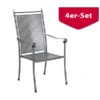 MWH Stapelsessel Excelsior, 4er Set -Garten Moebel Haus Geschaft 1897685 WE FS 001 ExcelsiorStapelstuhl