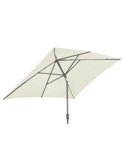 Dehner Sonnenschirm Samos, Rechteckig, Ca. B300/T200 Cm -Garten Moebel Haus Geschaft 2408003 WE FS 004 SchirmSamosCremeNeu