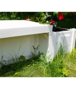 KHW Kunststoff-Gartenbank Berlin -Garten Moebel Haus Geschaft 2547339 WE DE 003 BankBerlinweiss