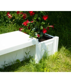 KHW Kunststoff-Gartenbank Berlin -Garten Moebel Haus Geschaft 2547339 WE DE 006 BankBerlinweiss