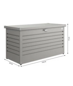 Biohort FreizeitBox 130, Ca. B134/H71/T62 Cm -Garten Moebel Haus Geschaft 2816585 WE BG 001 BiohortFreizeitbox130FuerDenGartenFreizeitbox130Grau