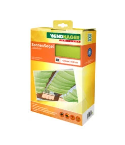 Windhager Sonnensegel, Rechteckig, Ca. B420/T140 Cm 6 Windhager Sonnensegel, Rechteckig, Ca. B420/T140 Cm -Garten Moebel Haus Geschaft 2833572 WE FS 001 Sonnensegel420x140gruen