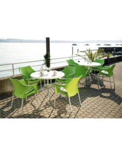 Best Alu-Stapelsessel Vegas, 4 Stück -Garten Moebel Haus Geschaft 3046554 WE MO 001 4erStapelsesselVegas