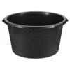 PE-Becken Für Den Außenbereich, Rund, Schwarz