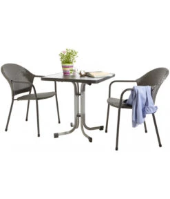 Sieger Boulevard-Klapptisch Mecalit®-PRO, Ca. B70/H72/T70 Cm -Garten Moebel Haus Geschaft 3885589 WE FS 001 GruppeCesao