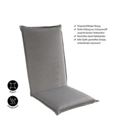 Dehner Hochlehnerpolster Astana, Ca. B50/H6/T120 Cm -Garten Moebel Haus Geschaft 4093852 WE IG 001 PolsterAstanaHL