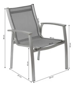 Dehner Stapelstuhl Niederlehner Chicago -Garten Moebel Haus Geschaft 4210209 WE BG 001 DehnerBalkonstuhlChicagoGraphit