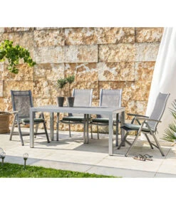 Dehner Ausziehtisch Chicago, Ca. B160-210/H74/T90 Cm -Garten Moebel Haus Geschaft 4210381 4210316 4210274 WE MO 001 DehnerGruppeChicagoNEU