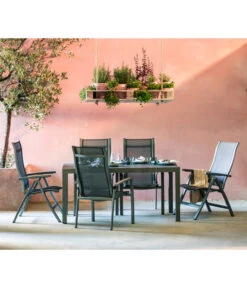 Dehner Ausziehtisch Chicago, Ca. B160-210/H74/T90 Cm -Garten Moebel Haus Geschaft 4210381 WE MO 003 GruppeChicagoNEU