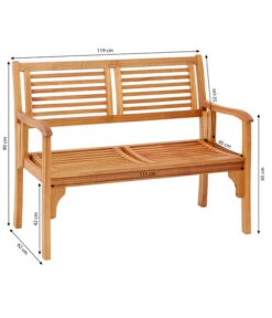 Dehner Klappbank Douglas, 2-Sitzer -Garten Moebel Haus Geschaft 4216784 WE BG 001 KlappbankDouglas