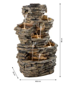 Dehner Polyresin-Gartenbrunnen Largo, Ca. B60,8/H98/T50 Cm 15 Dehner Polyresin-Gartenbrunnen Largo, Ca. B60,8/H98/T50 Cm -Garten Moebel Haus Geschaft 4277729 WE BG 001 DehnerPolyresinGartenbrunnenLargoNeu