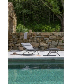 Lafuma Hocker Next, Be Comfort® -Garten Moebel Haus Geschaft 4287454 WE MO 002 LafumaLiegestuhlTransabedsilber