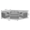 Acamp Schutzhülle Für Loungemöbel, Ca. B230/H80/T155 Cm -Garten Moebel Haus Geschaft 4334603 WE FS 001 acampSchutzhuellefuerLoungesets230x155