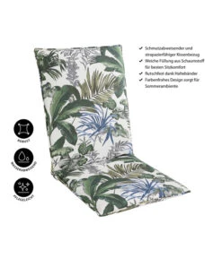 Madison Niederlehnerpolster Maui, Ca. B50/H5/T105 Cm -Garten Moebel Haus Geschaft 4433736 WE IG 001 SesselpolsterMaui