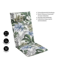Madison Hochlehnerpolster Maui, Ca. B120/H5/T50 Cm -Garten Moebel Haus Geschaft 4433777 WE IG 001 SesselpolsterMaui