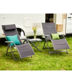 Siena Garden Camping Relaxstuhl XL Premium, Anthrazit -Garten Moebel Haus Geschaft 6603039 WE MO 001 SienaGardenCampingRelaxstuhlPremiumXLAnthrazit