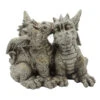 Dehner Polyresin-Drachenpaar, Ca. H19,5 Cm -Garten Moebel Haus Geschaft 6657571 WE FS 001 PolyresinDrachen