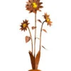 Ferrum Glas-Blume Sonnenblume, Ca. H165 Cm -Garten Moebel Haus Geschaft 6696207 WE FS 001 GlasblumeSonnenblumeI