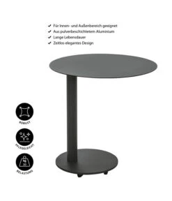 Dehner Beistelltisch Mika, Ca. Ø50/H50 Cm -Garten Moebel Haus Geschaft 6701015 WE IG 001 BeistelltischMika