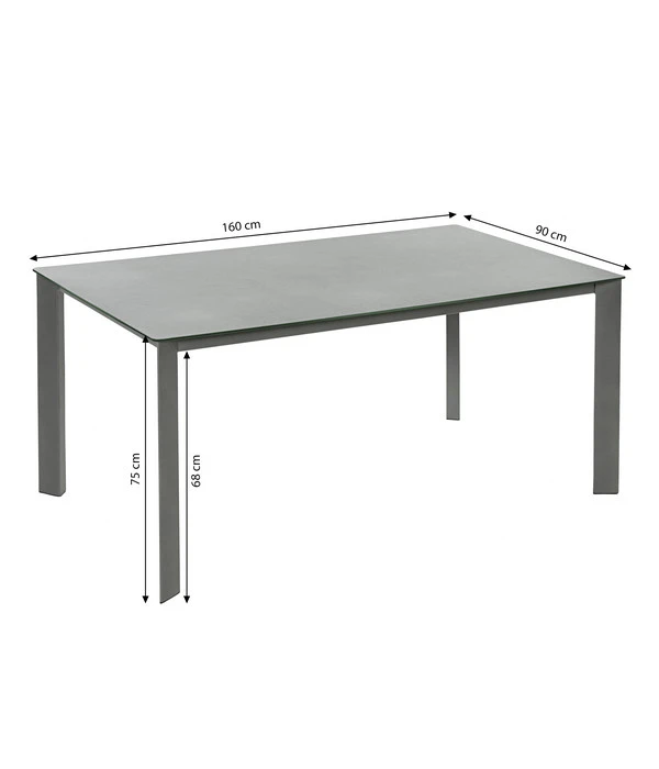 Dehner Gartentisch Nancy, Ca. B160/H75/T90 Cm 10 Dehner Gartentisch Nancy, Ca. B160/H75/T90 Cm – Bild 8