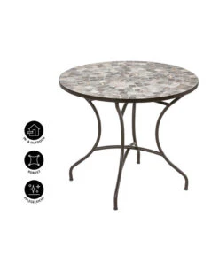 Dehner Mosaiktisch Grazia -Garten Moebel Haus Geschaft 6702328 WE IG 001 MosaiktischGrazia90cmFINAL