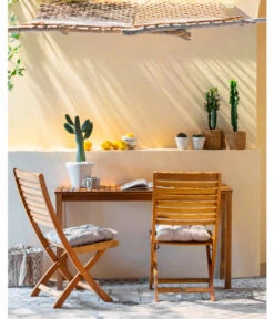 Dehner Balkontisch Macao, Ca. B142/H75/T40 Cm -Garten Moebel Haus Geschaft 6712434 WE MO 001 BalkonGruppeMacao