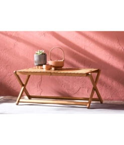 Dehner Tablett-Tisch Macao, Ca. B90/H38/T50 Cm -Garten Moebel Haus Geschaft 6713556 WE MO 001 TabletttischMacao