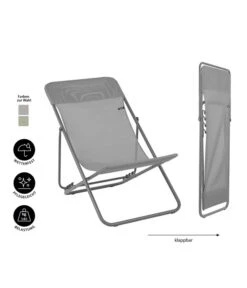 Lafuma Liegestuhl Maxi Transat, Batyline® -Garten Moebel Haus Geschaft 6745798 WE IG 001 MaxiTransat