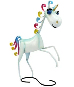 Dehner Metall-Einhorn, Weiß, Ca. H45,5 Cm