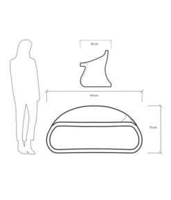 Farmet Kunststoff-Gartensofa For Two -Garten Moebel Haus Geschaft 6884258 WE DE 001 Sofafortwoelfenbein