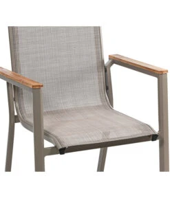 Dehner Stapelstuhl Cleveland, Hellbraun -Garten Moebel Haus Geschaft 6894083 WE DE 001 StapelstuhlClevelandH B