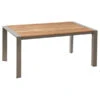 Dehner Holz-Ausziehtisch Cleveland, Ca. B160-240/H76/T101 Cm -Garten Moebel Haus Geschaft 6895387 WE FS 001 AusziehtischClevelandGrauNEU