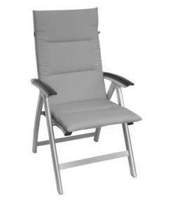 KETTtex Hochlehnerpolster Lindos Hellgrau, Ca. B120/H4/T50 Cm -Garten Moebel Haus Geschaft 6907125 WE DE 004 KETTtexHochlehnerpolsterLindosHellgrau