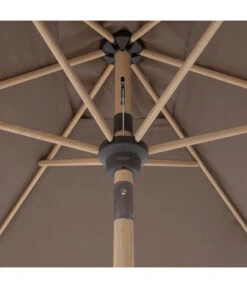 Doppler Sonnenschirm Aluwood Ultra, Rechteckig, Ca. B210/T140 Cm -Garten Moebel Haus Geschaft 6910426 WE DE 003 AluWoodAutoTiltUltra210x140Greige