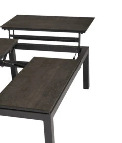 Tierra Outdoor Kaffeetisch Flip Up, Ca. B120/H46/T79 Cm -Garten Moebel Haus Geschaft 698425 WE DE 004 KaffeetischFlipUp