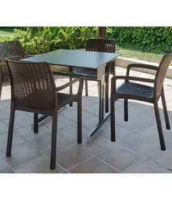 ALCO Gartentisch Gastro -Garten Moebel Haus Geschaft 6986483 WE MO 003 Gastrotisch80x80Anthrazit