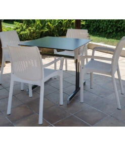 ALCO Gartentisch Gastro -Garten Moebel Haus Geschaft 6986483 WE MO 004 Gastrotisch80x80Anthrazit