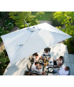 Siena Garden Ampelschirm Cirrus, Quadratisch, Ca. B350/T350 Cm -Garten Moebel Haus Geschaft 6987994 WE MO 001 SienaGardenCirrus350x350cm